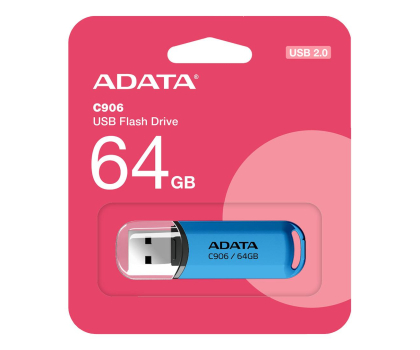 PenDrive ADATA 64GB C906 niebieski USB 2.0